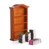 Odoria 1/12 Scale Miniature Wooden Shelf Mini Bookshelf Bookcase with