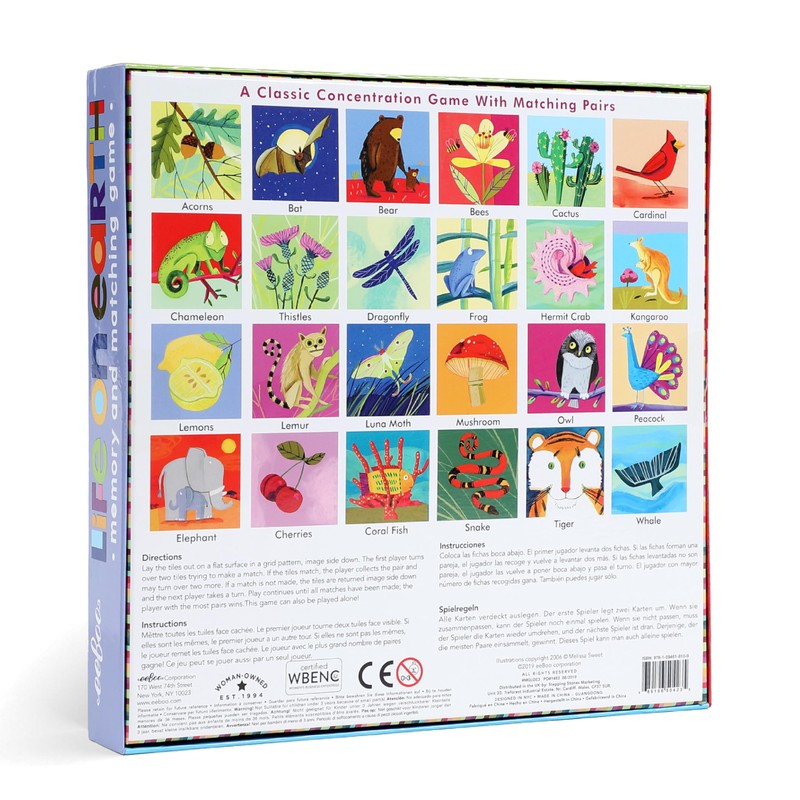 eeBoo: Memory and Matching Game - Life on Earth- 24