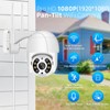 Anksono 2MP Outdoor WiFi Surveillance Camera, 350°/90° Swivelling PTZ Outdoor