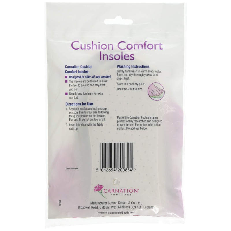 Carnation Insoles Cushion Comfort