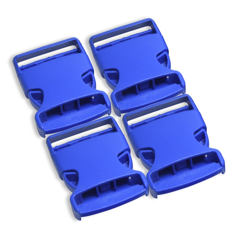 Lakesstory 4 Pcs Plastic Buckles 1.5 Inch Quick Side Release