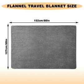 Travel Blanket Pillow 2 in 1, Travel Blanket and Pillow in One, Travel Pillow Aeroplane, Travel Blanket for Men & Women, Soft Flannel, Plane Throw Blankets, for Aeroplane & Car, Camping, Offices