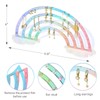 Acrylic Earring Holder, Rainbow Earring Display Stand Organizer, Exquisite Double-Sided