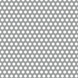 Punching Metal Aluminum, 7.9 x 11.8 inches (200 x 300 mm), Plate Thickness: 0.06 inches (1.5 mm), Hole Diameter 0.2 inches (5 mm), P8 (Unit) a1615