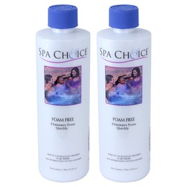 SpaChoice 1-Pint 2-Pack Premium Foam Free Hot Tub Anti-Foam, Made in USA