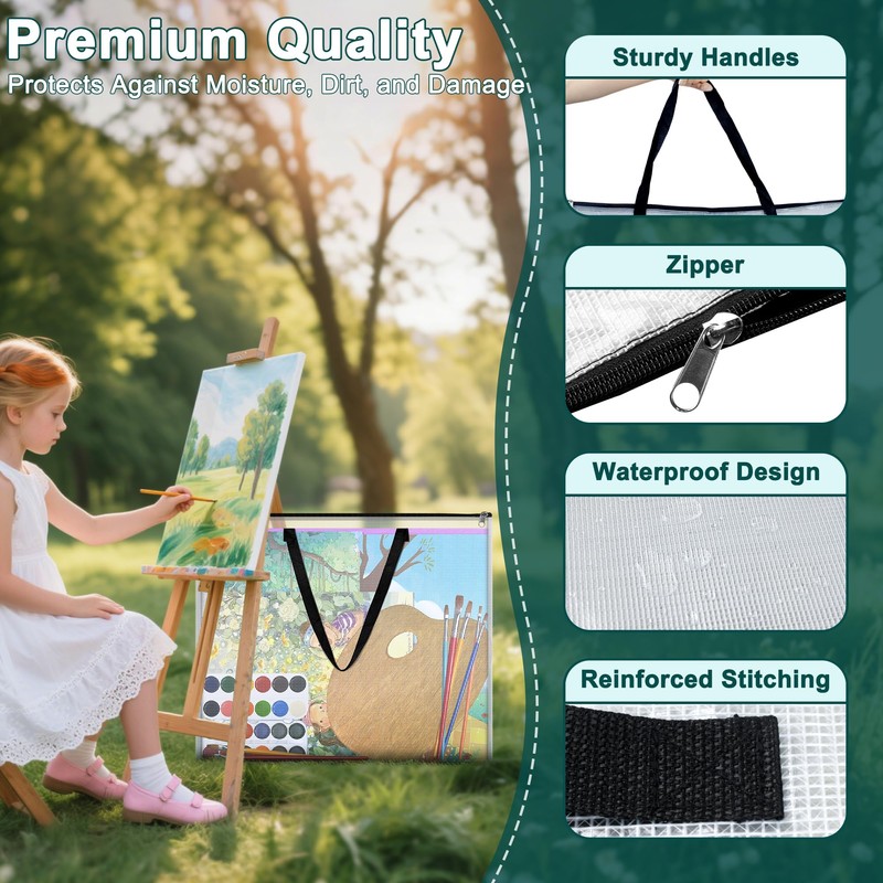 AKAYOK 20x26 inch Art Portfolio Bags, Artwork Storage Case with
