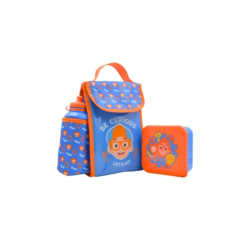 HOX 93534ARG Blippi Lunch Bag, Polyester, 1 Liter, Multicolour