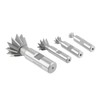 Accusize Industrial Tools 4 pc 60 Degree H.S.S. Dovetail Angular