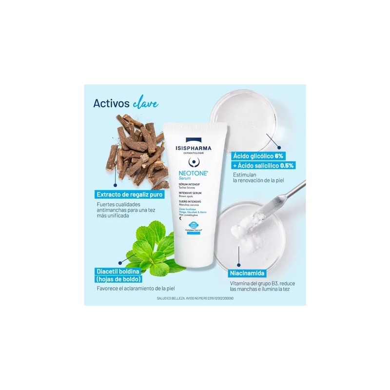 Isispharma Neotone Suero Despigmentante 30ml - Anti Manchas