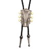 COOLLA Guitar Bolo tie Rodeo Cowboy Leather Necktie Western Bolo