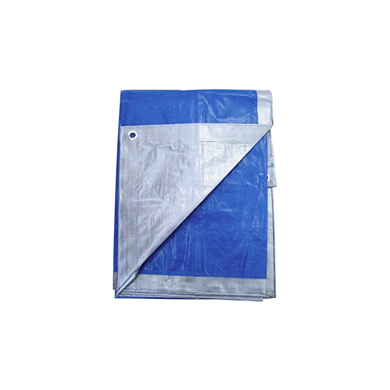 12' x 28' Silver & Blue Reversible Premium Tarp