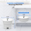 SereneLife PUCWM44.5 Portable Mini Washing Machine Bucket Washer for Clothes