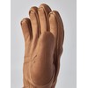 Hestra Men's Tore Glove, Deerskin Leather 5-Finger Insulated Gloves with