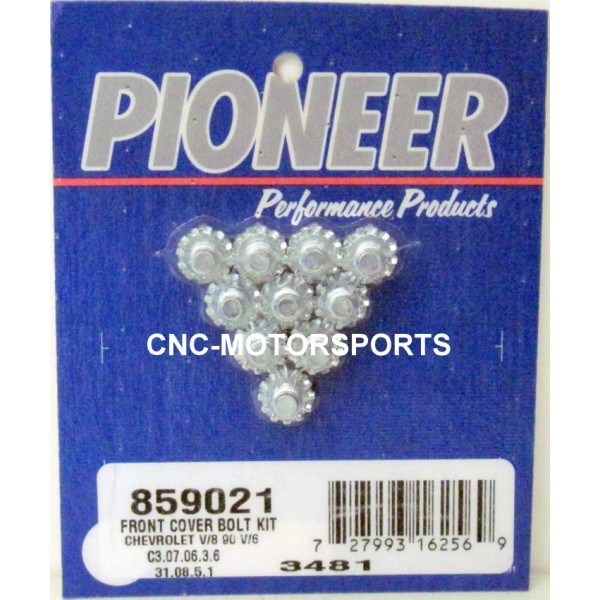 Pioneer Engine Timing Cover Bolt Set Pioneer 859021 Chevy 350
