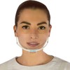 Masklean Clear Transparent Sanitary Mask Face Shield Mouth Cover Spit
