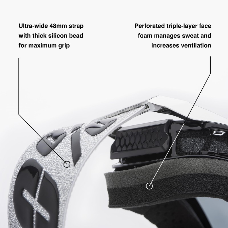100% ARMEGA Goggles - Eyewear for Dirt Bikes, Motocross, Motorcycle,