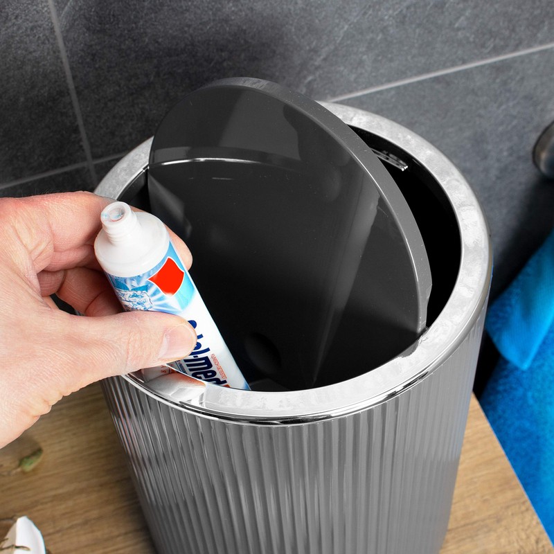 bremermann Gavello Cosmetic Bin with Swing Lid // Bathroom Bin