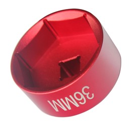Felisbieti 36mm socket, 36mm Oil Filter Socket wrench Removal tool, low profile 6-point 3/8" Drive fits fuel filter/oil Filter Cap Isntallation&Removal.-red, 36mm
