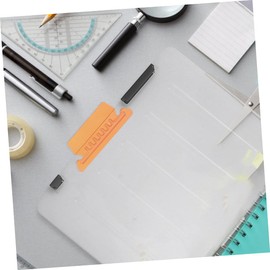 Operitacx 80 Stk Clip zum Aufhängen von Farbetiketten Abnehmbare Registerkarten Farbige Registerkarten Einreichung von Produkten Aktenordner Kunststoff Etiketten für Dateiordner hängend