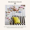MACKENZIE-CHILDS Butterfly, Hanging Butterfly Wall Decor, Black-and-White Courtly Check