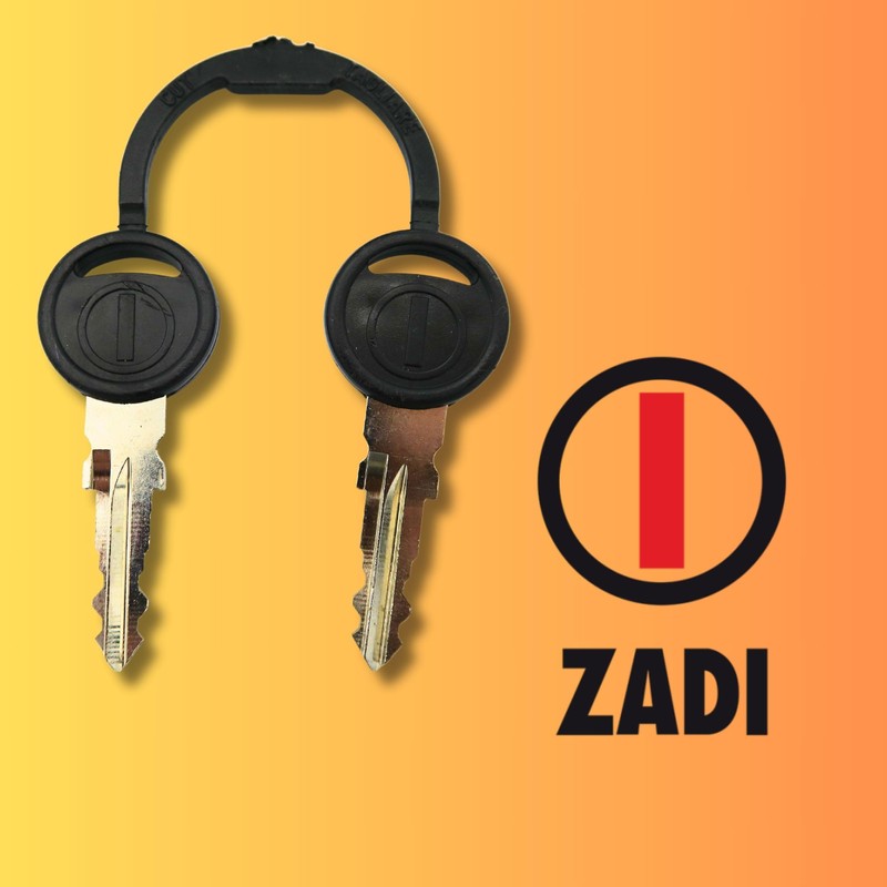 Zadi Tip Pipe Connection A Three Spokes, black