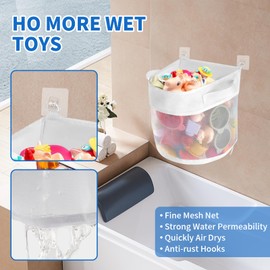 VARKAGE Bath Toy Storage, Bath Toy Net, Bath Toy Storage, Bath Toy Storage, Bath Toy Storage for Bath Toys, Bath Toy Hanging Organiser Bag
