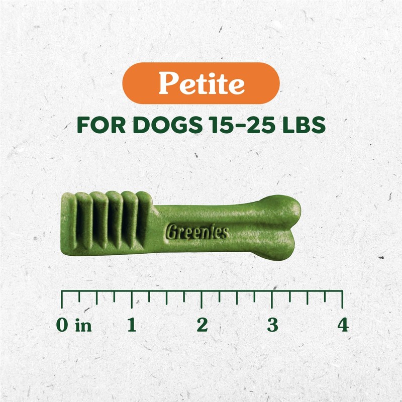 Greenies Petite Dental Dog Treats, 3-Flavor Variety Pack, (3) 12