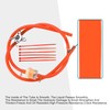 GOOFIT Red Petrol Hose Fuel Rubber Tube Line 6mm Fuel