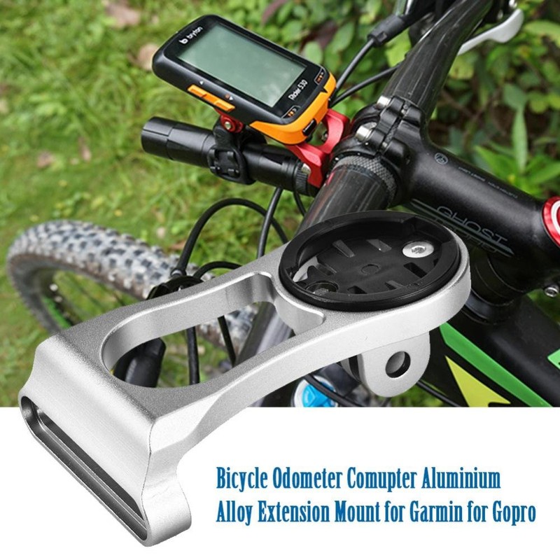 Bicycle Computer Mount Aluminum Extension Odometer Mount Holder for Garmin