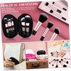 VICASKY 10pcs Mini Makeup Brush Set Compact and Portable Brushes