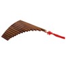 Pan Flute Natural Bamboo 15 Pipes G Tone Pans Pipe