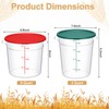 Suclain 4 Set 6 Quart 4 Qt Round Food Storage