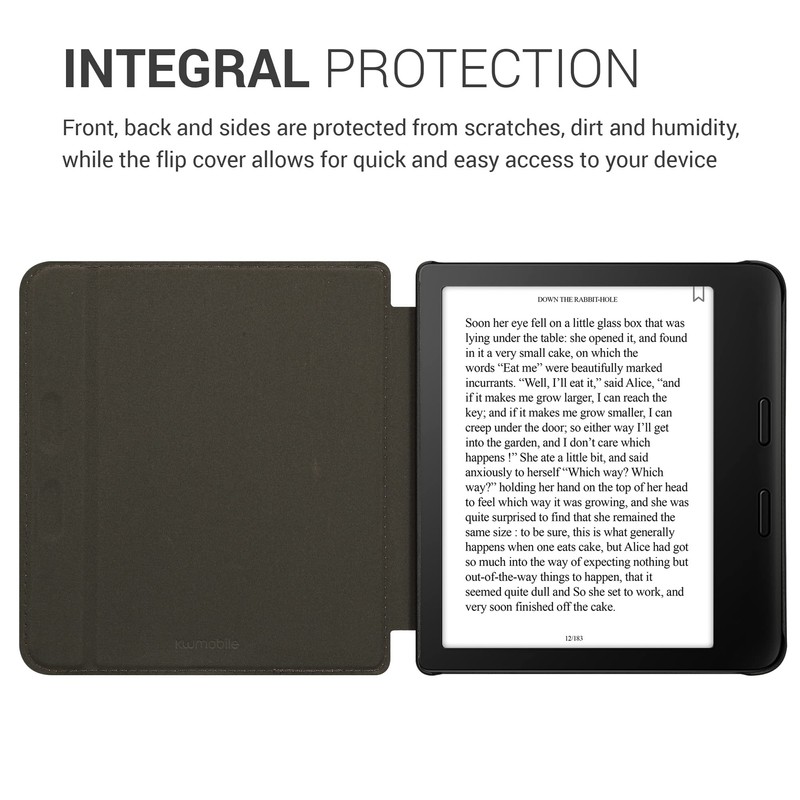 kwmobile Case Compatible with Tolino Vision 6 - Cork eReader