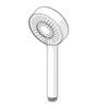 Hansa Basic Jet Shower/Hand Shower 3-Jet | Hose Connection G