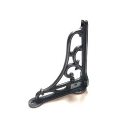 knobs and knockers A Pair of Small Classic Victorian Scroll Shelf Brackets 4 Inch Bracket Cast Iron