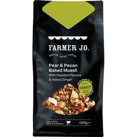 Farmer Jo Pear w/Huge Roasted Pecan Nuts & Naked Ginger Chunks 400g