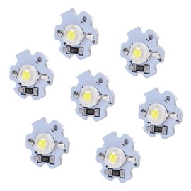 POCREATION 25Pcs AXD-1W-5V LED Chips, 5V LED Chip Bulb, 200LM 1W High Power LED Lamp Beads for DIY Lighting Fixtures(Pure White 60006500K)
