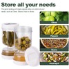 Pickle Jar with Strainer Flip, 34oz Pickle Jars with Lids