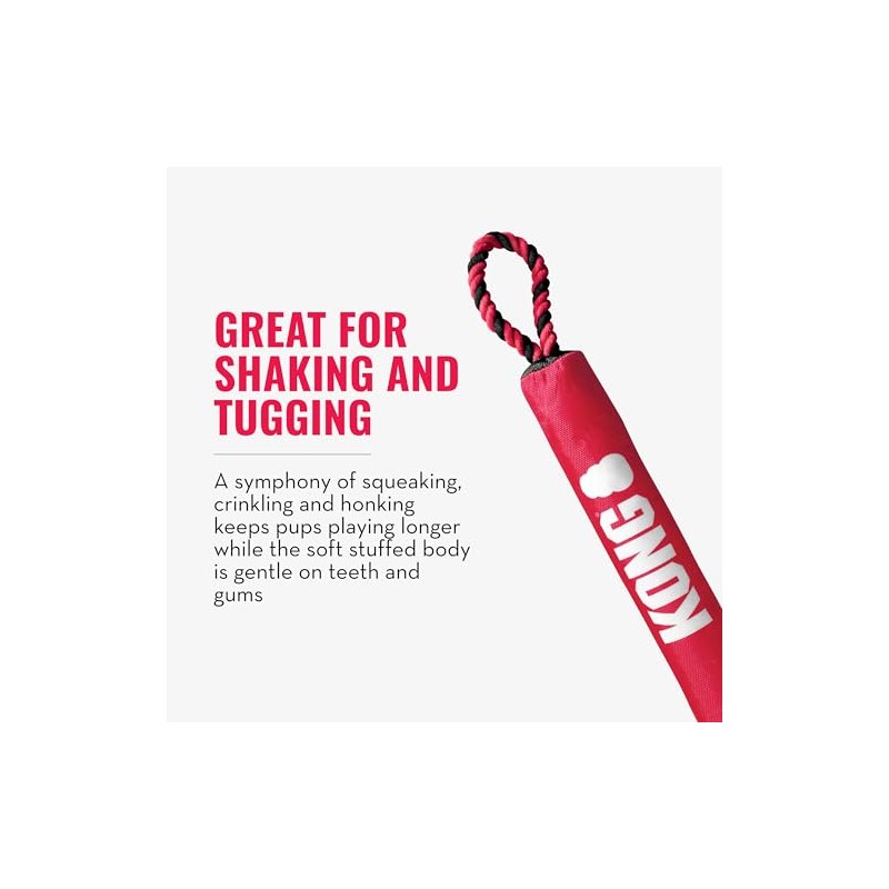 Kong Signature Stick Juguete para Perro con Cuerda