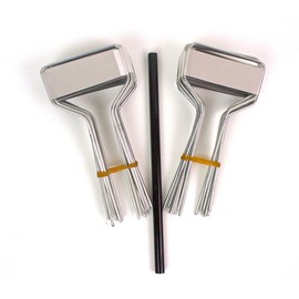 Bosmere Small-Faced Zinc Metal Plant Marker with Carbon Pencil, 5" High (Pack of 20)