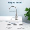 Aolemi Waterfall Bathroom Faucets 3 Hole 8 Inch Widespread Bathroom