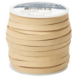 (0.5cm wide, Buckskin) - Deerskin Lace, 0.5cm x 15m, Buckskin