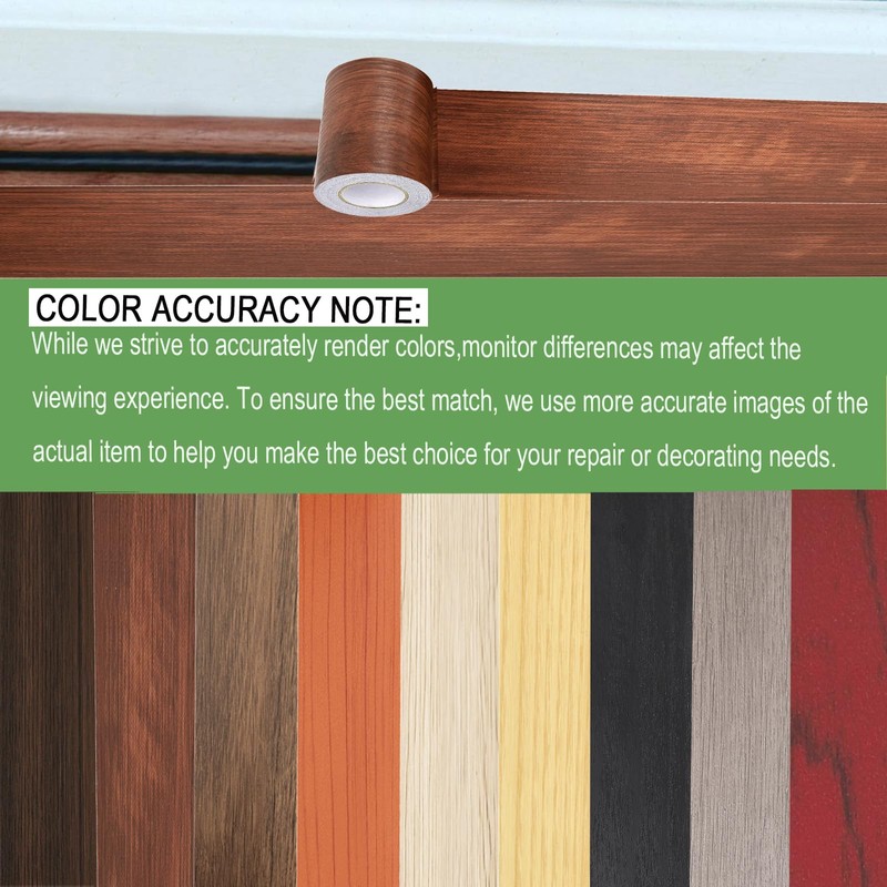 ZERNBER Wood Grain Repair Tape, 4.7 inch X 32ft Self