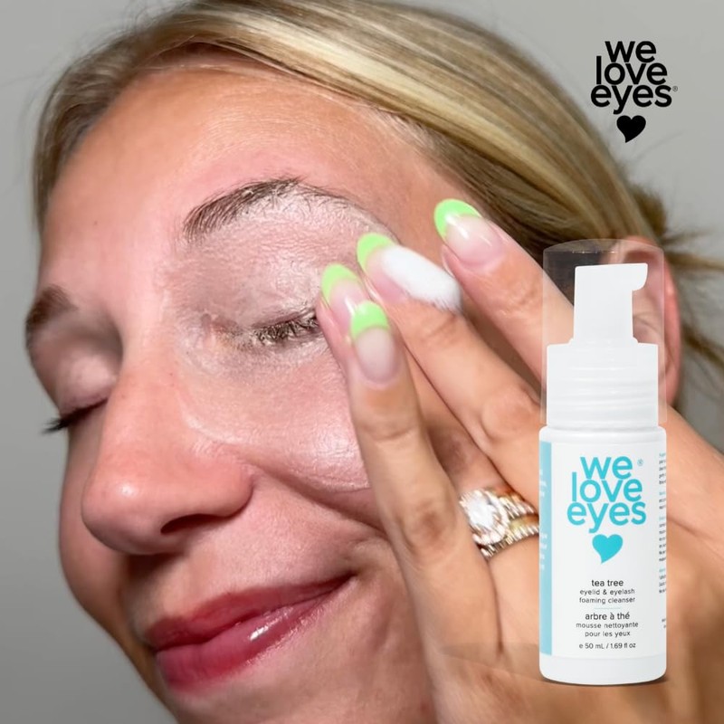 We Love Eyes: Tea Tree Eyelid Foaming Cleanser - Vegan.