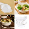 CHEF ROYALE - 50 x 6oz Disposable Sugarcane Bowls Eco-Friendly