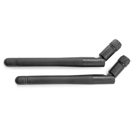 TOJOIN Dual Band WiFi 2.4GHz 5.35GHz 5.85GHz 2dBi SMA Male Antenna (2-Pack) for WiFi Router Wireless Network Card USB Adapter Security IP Camera Video Surveillance Monitor