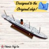 12" RMS Carpathia Model Ship With Removable Stand - Titanic