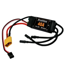 40A Brushless ESC 2-4S Speed Controller 5V 3A BEC with XT60 Plug for RC Drone Airplanes Multi-axis Aircraft Helicopter