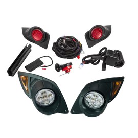 Golf Cart light Compatible Yamaha G29 Complete ultimate LED Light Kit with Turn Signals, Hazard Flasher, Horn and Brake fits Yamaha G29 Drive 2007+ Gas&Electric golf cart