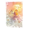 Thinking of You Card with Pretty Butterfly Image by Cherry